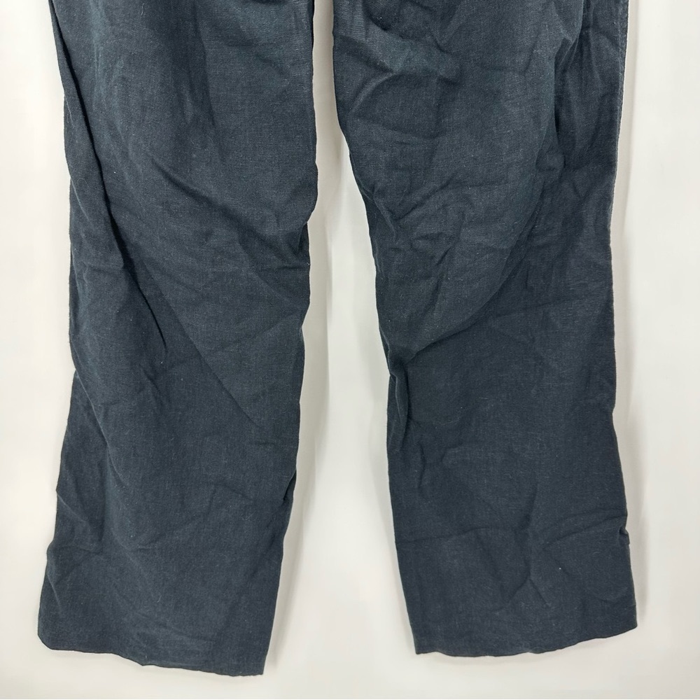 Roxy Oceanside Flared Pants in True Black Size Large - Picture 9 of 11